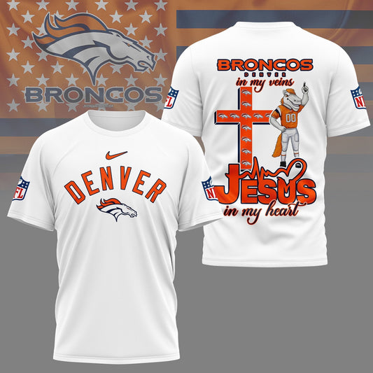 LIMITED EDITION - NEW PREMIUM NFL13 DVB DENVER BRONCOS UNISEX T-SHIRT