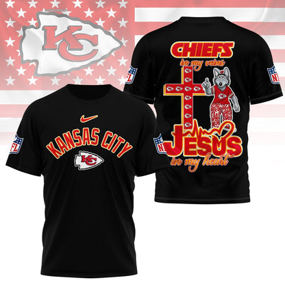 LIMITED EDITION - NEW PREMIUM NFL01 KCC KANSAS CITY CHIEFS UNISEX T-SHIRT