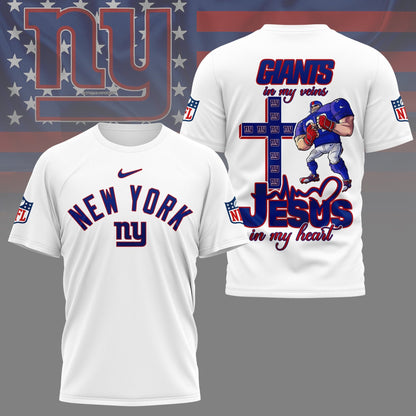 LIMITED EDITION - NEW PREMIUM NFL32 NYG  NEW YORK GIANTS UNISEX T-SHIRT