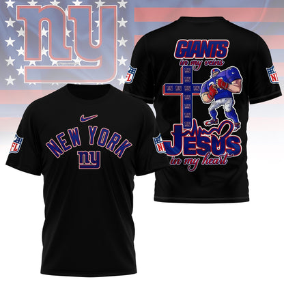 LIMITED EDITION - NEW PREMIUM NFL32 NYG  NEW YORK GIANTS UNISEX T-SHIRT