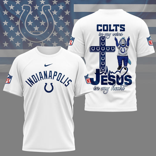LIMITED EDITION - NEW PREMIUM NFL17 IDC INDIANAPOLIS COLTS UNISEX T-SHIRT