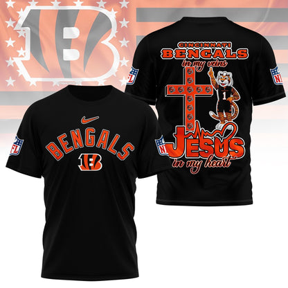 LIMITED EDITION - NEW PREMIUM NFL16 CCB CINCINNATI BENGALS UNISEX T-SHIRT
