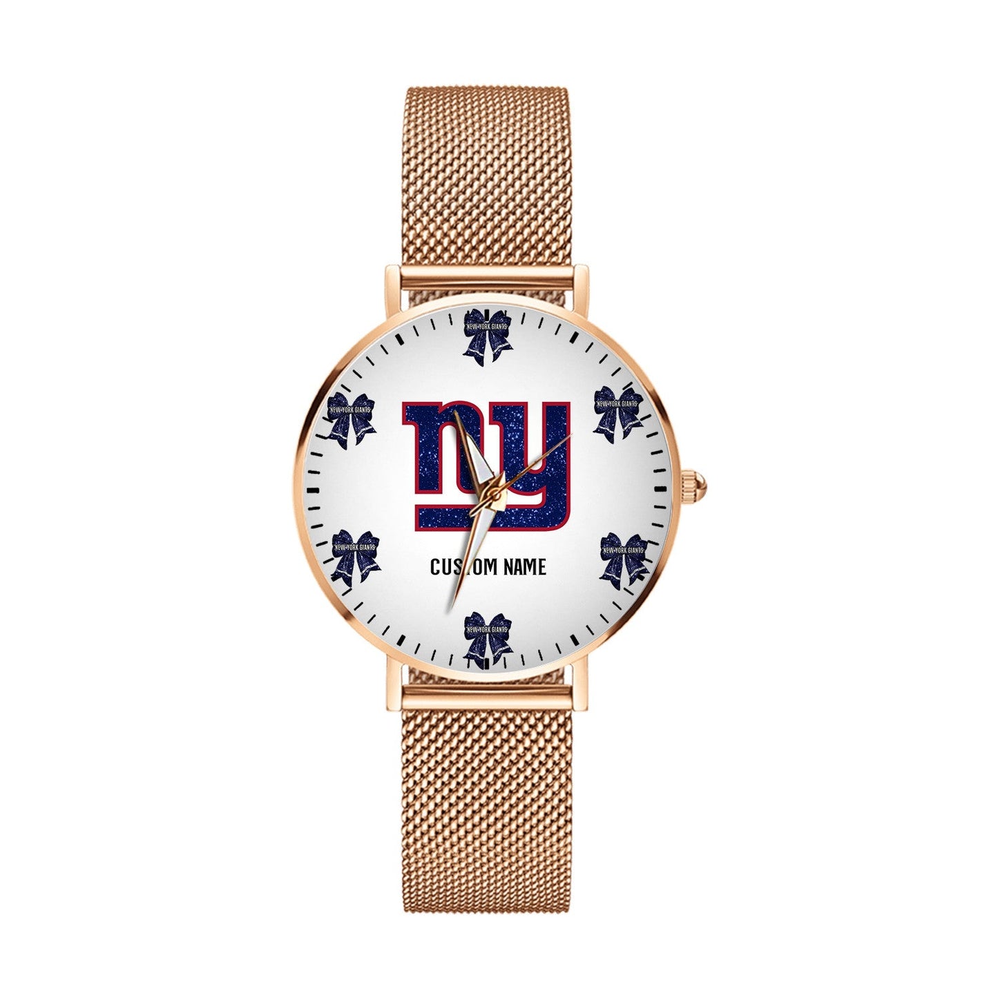 LIMITED EDITION - NEW CUSTOMIZED NFL32 NYG NEW YORK GIANTS HAND WATCH