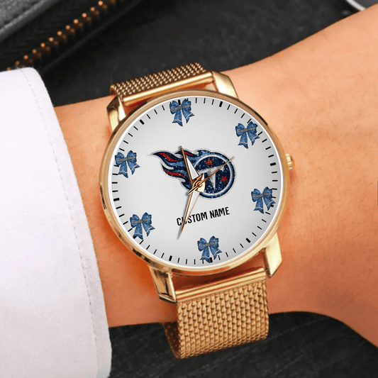 LIMITED EDITION - NEW CUSTOMIZED NFL31 TST TENNESSEE TITANS HAND WATCH