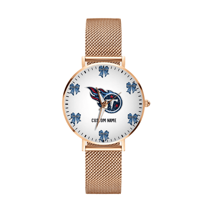 LIMITED EDITION - NEW CUSTOMIZED NFL31 TST TENNESSEE TITANS HAND WATCH