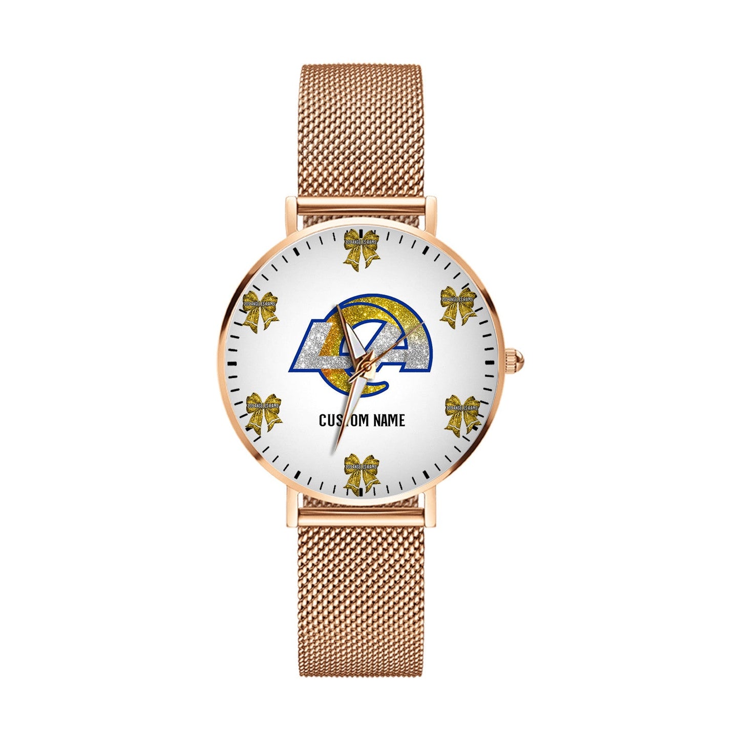 LIMITED EDITION - NEW CUSTOMIZED NFL22 LAR LOS ANGELES RAMS HAND WATCH