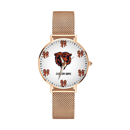 LIMITED EDITION - NEW CUSTOMIZED NFL26 CCB CHICAGO BEARS HAND WATCH