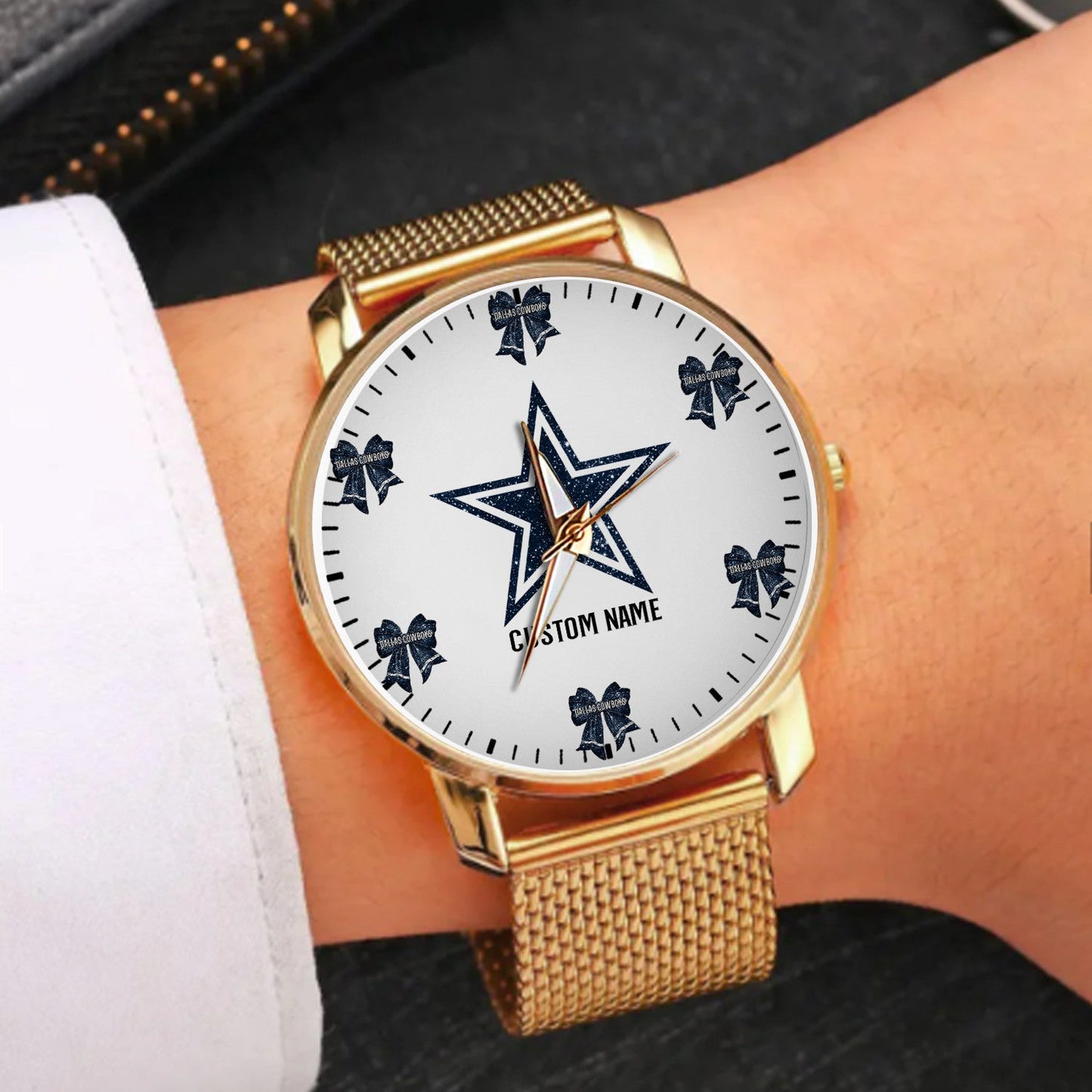 LIMITED EDITION - NEW CUSTOMIZED NFL21 DCB DALLAS COWBOYS HAND WATCH