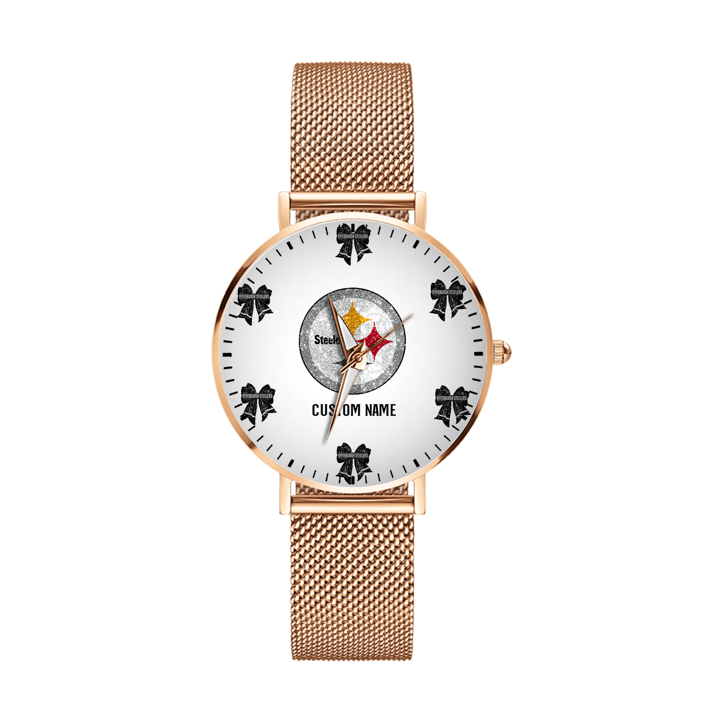 LIMITED EDITION - NEW CUSTOMIZED NFL14 PSB PITTSBURGH STEELERS HAND WATCH
