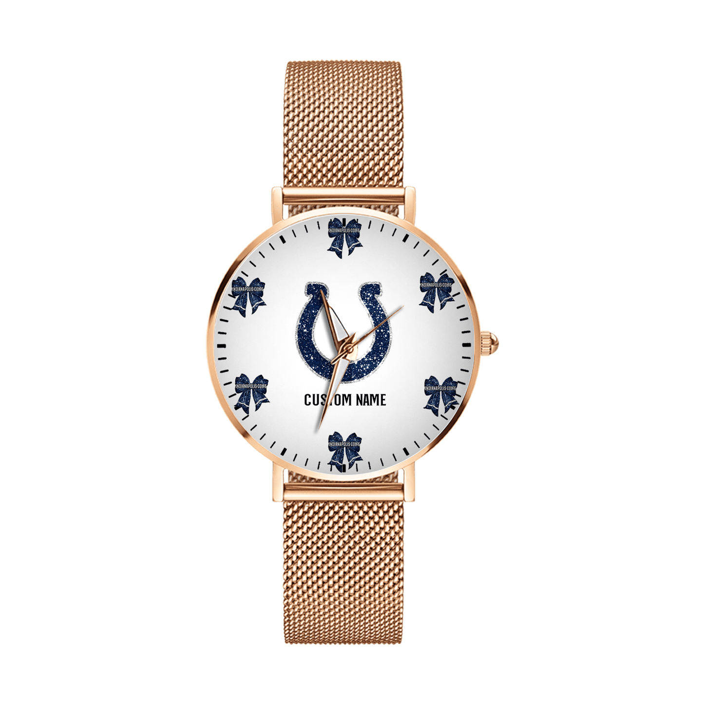 LIMITED EDITION - NEW CUSTOMIZED NFL17 IDC INDIANAPOLIS COLTS HAND WATCH