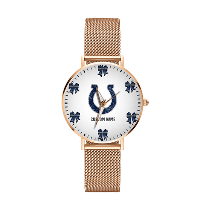 LIMITED EDITION - NEW CUSTOMIZED NFL17 IDC INDIANAPOLIS COLTS HAND WATCH