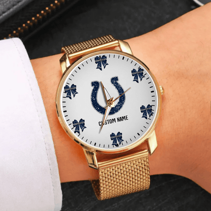 LIMITED EDITION - NEW CUSTOMIZED NFL17 IDC INDIANAPOLIS COLTS HAND WATCH