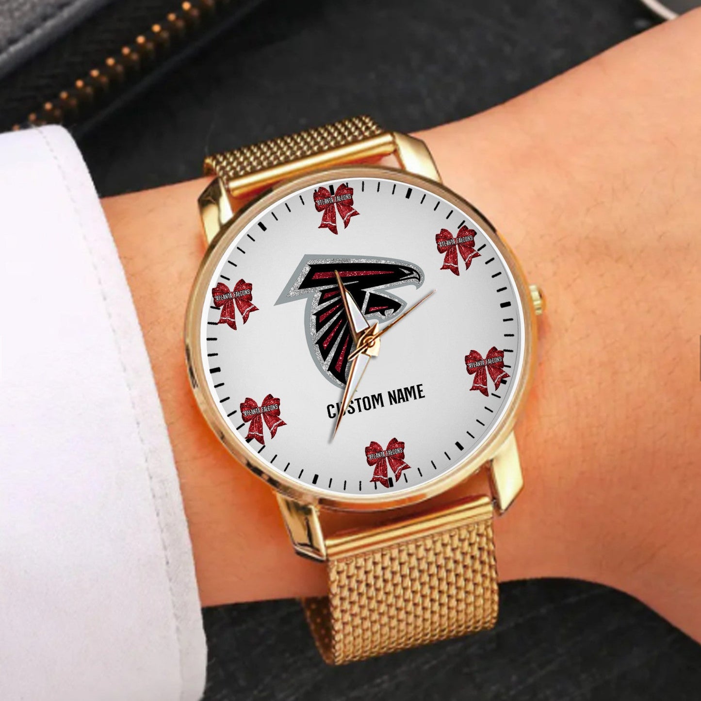LIMITED EDITION - NEW CUSTOMIZED NFL18 ATF ATLANTA FALCONS HAND WATCH