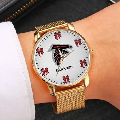 LIMITED EDITION - NEW CUSTOMIZED NFL18 ATF ATLANTA FALCONS HAND WATCH