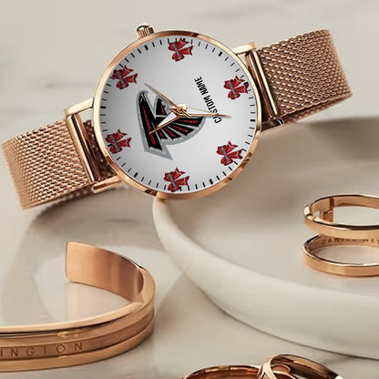 LIMITED EDITION - NEW CUSTOMIZED NFL18 ATF ATLANTA FALCONS HAND WATCH