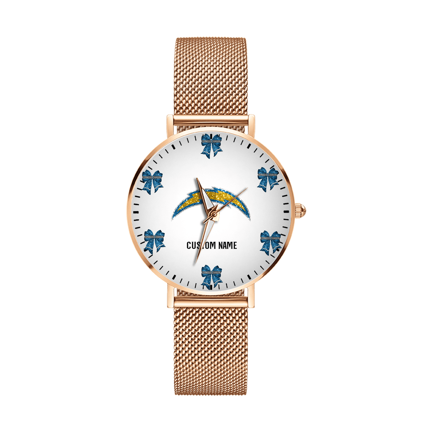 LIMITED EDITION - NEW CUSTOMIZED NFL09 LAC LOS ANGELES CHARGERS HAND WATCH