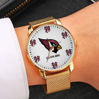 LIMITED EDITION - NEW CUSTOMIZED NFL20 ARC ARIZONA CARDINALS HAND WATCH