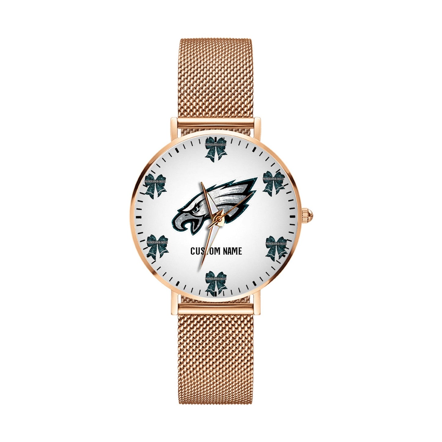 LIMITED EDITION - NEW CUSTOMIZED NFL02 PPE PHILADELPHIA EAGLES HAND WATCH