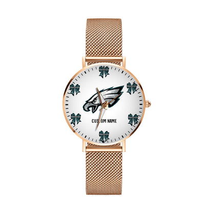 LIMITED EDITION - NEW CUSTOMIZED NFL02 PPE PHILADELPHIA EAGLES HAND WATCH