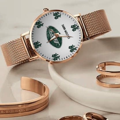 LIMITED EDITION - NEW CUSTOMIZED NFL25 NYJ NEW YORK JETS HAND WATCH