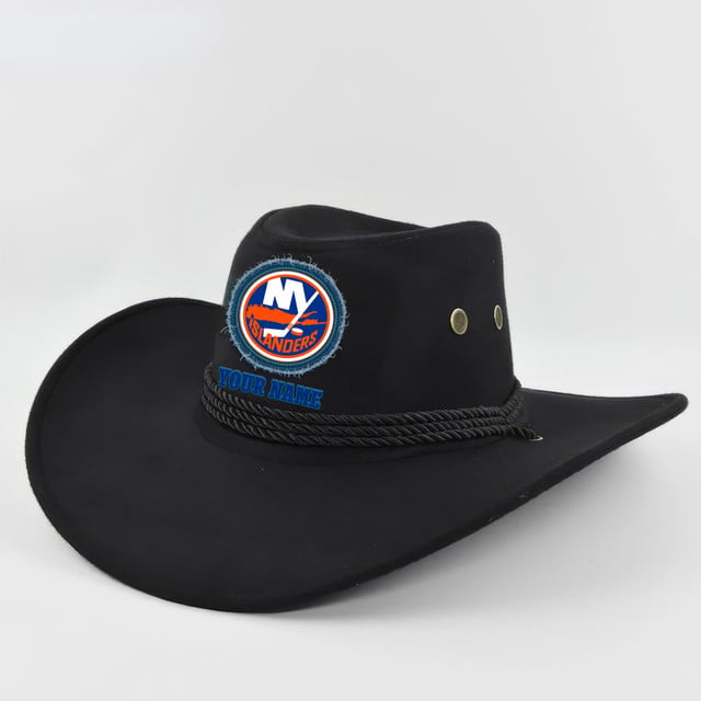LIMITED EDITION - NEW CUSTOMIZED NHL25 NYI NEW YORK ISLANDERS COWBOY HAT