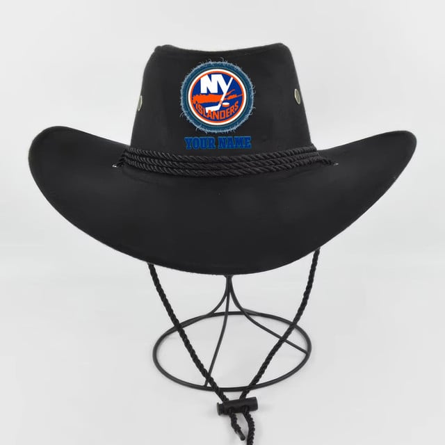 LIMITED EDITION - NEW CUSTOMIZED NHL25 NYI NEW YORK ISLANDERS COWBOY HAT