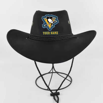 LIMITED EDITION - NEW CUSTOMIZED NHL26 PBP PITTSBURGH PENGUINS COWBOY HAT