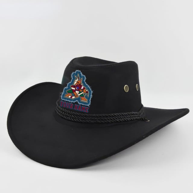 LIMITED EDITION - NEW CUSTOMIZED NHL30 AZC ARIZONA COYOTES COWBOY HAT