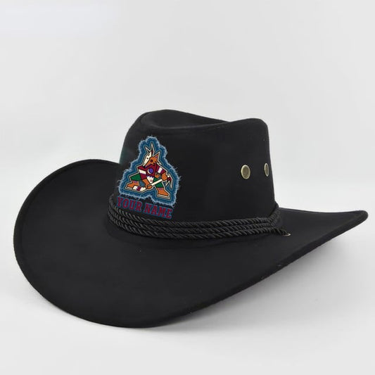 LIMITED EDITION - NEW CUSTOMIZED NHL30 AZC ARIZONA COYOTES COWBOY HAT