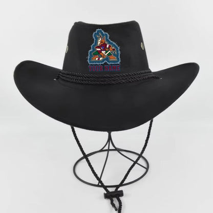 LIMITED EDITION - NEW CUSTOMIZED NHL30 AZC ARIZONA COYOTES COWBOY HAT