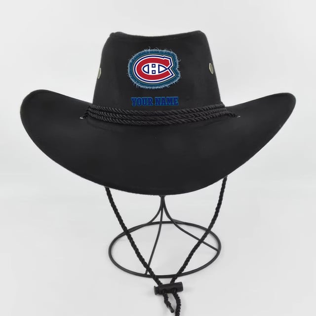 LIMITED EDITION - NEW CUSTOMIZED NHL11 MCD MONTREAL CANADIENS COWBOY HAT