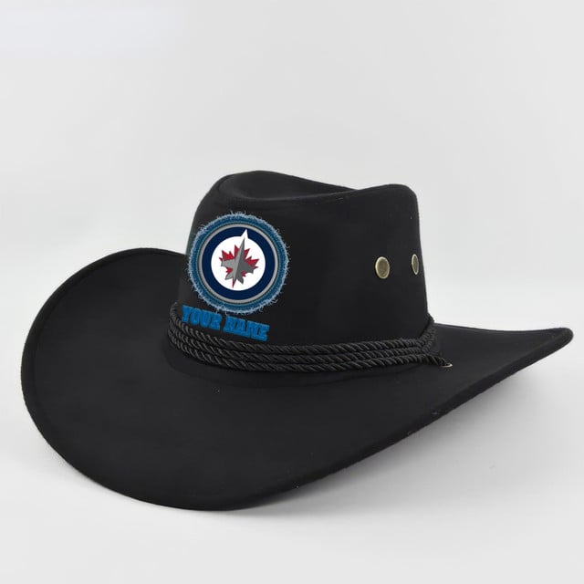LIMITED EDITION - NEW CUSTOMIZED NHL21 WPJ WINNIPEG JETS COWBOY HAT