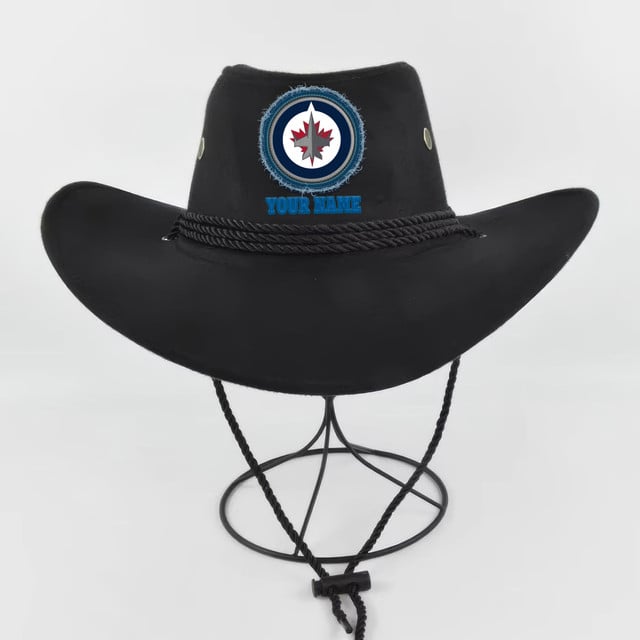 LIMITED EDITION - NEW CUSTOMIZED NHL21 WPJ WINNIPEG JETS COWBOY HAT