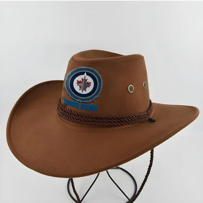 LIMITED EDITION - NEW CUSTOMIZED NHL21 WPJ WINNIPEG JETS COWBOY HAT