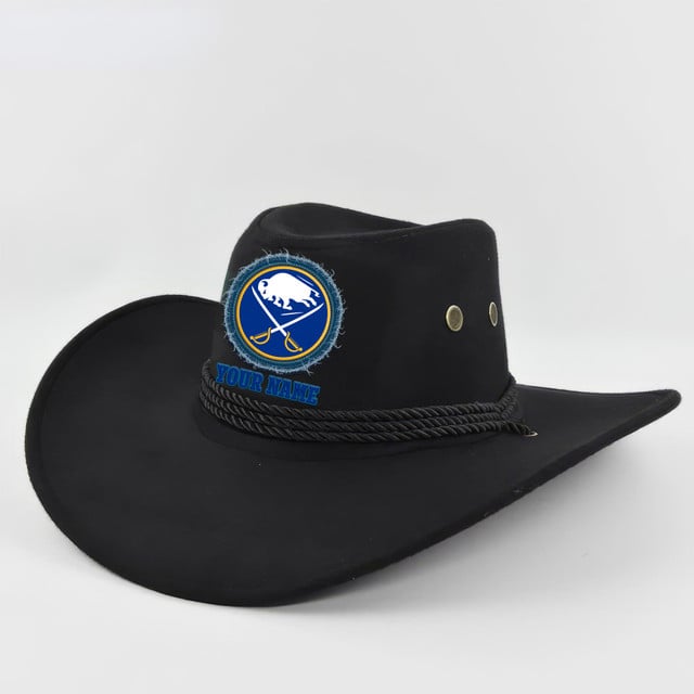 LIMITED EDITION - NEW CUSTOMIZED NHL28 BFS BUFFALO SABRES COWBOY HAT