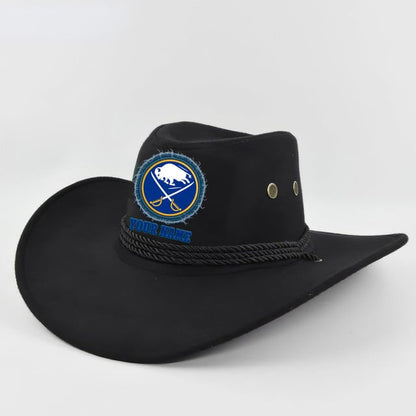 LIMITED EDITION - NEW CUSTOMIZED NHL28 BFS BUFFALO SABRES COWBOY HAT