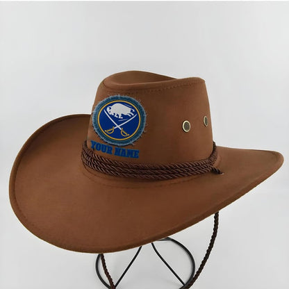 LIMITED EDITION - NEW CUSTOMIZED NHL28 BFS BUFFALO SABRES COWBOY HAT