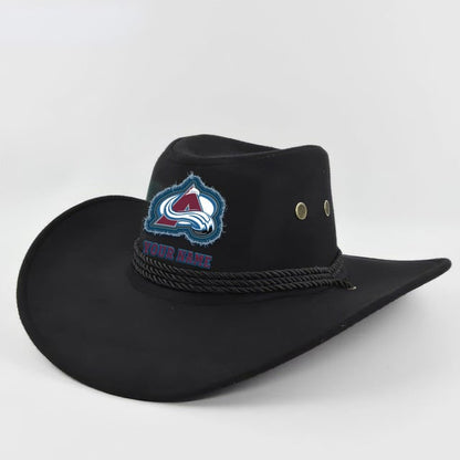 LIMITED EDITION - NEW CUSTOMIZED NHL05 CAL COLORADO AVALANCHE COWBOY HAT