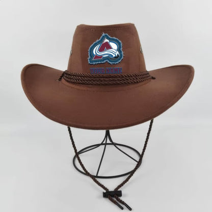 LIMITED EDITION - NEW CUSTOMIZED NHL05 CAL COLORADO AVALANCHE COWBOY HAT
