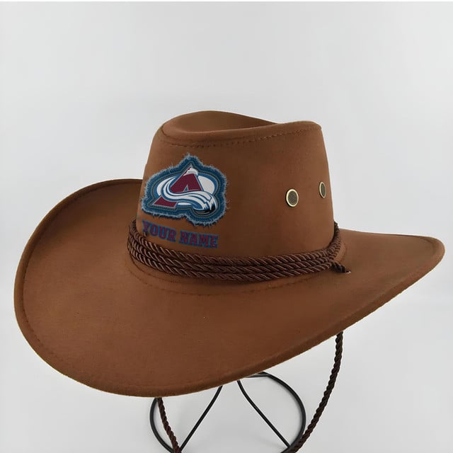 LIMITED EDITION - NEW CUSTOMIZED NHL05 CAL COLORADO AVALANCHE COWBOY HAT