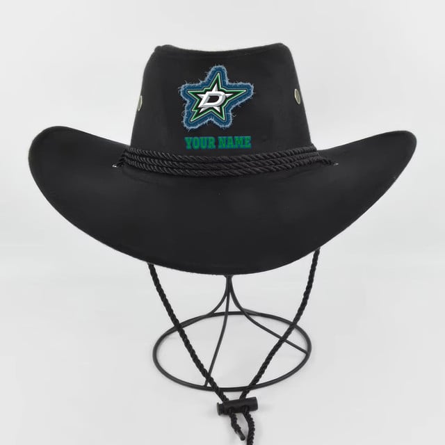 LIMITED EDITION - NEW CUSTOMIZED NHL15 DLS DALLAS STARS COWBOY HAT