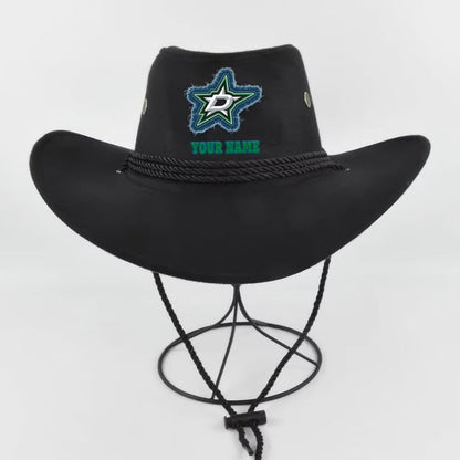 LIMITED EDITION - NEW CUSTOMIZED NHL15 DLS DALLAS STARS COWBOY HAT