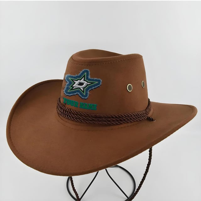 LIMITED EDITION - NEW CUSTOMIZED NHL15 DLS DALLAS STARS COWBOY HAT