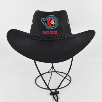 LIMITED EDITION - NEW CUSTOMIZED NHL29 OSN OTTAWA SENATORS COWBOY HAT