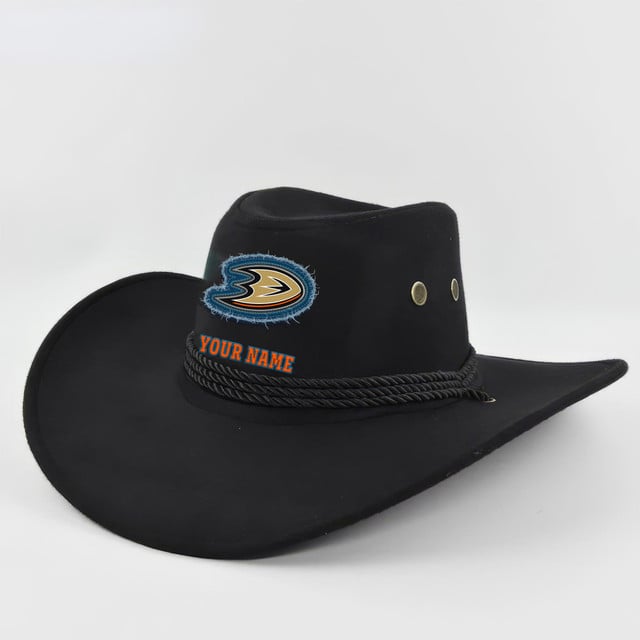 LIMITED EDITION - NEW CUSTOMIZED NHL09 AHD ANAHEIM DUCKS COWBOY HAT