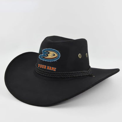 LIMITED EDITION - NEW CUSTOMIZED NHL09 AHD ANAHEIM DUCKS COWBOY HAT