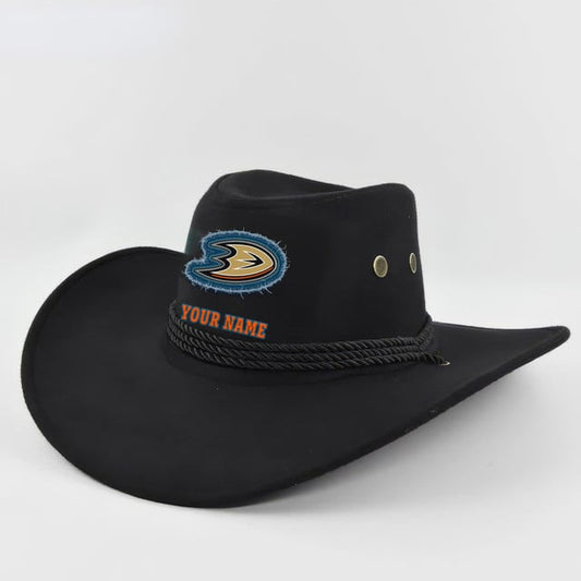 LIMITED EDITION - NEW CUSTOMIZED NHL09 AHD ANAHEIM DUCKS COWBOY HAT