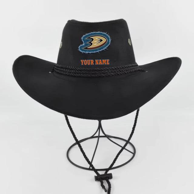 LIMITED EDITION - NEW CUSTOMIZED NHL09 AHD ANAHEIM DUCKS COWBOY HAT