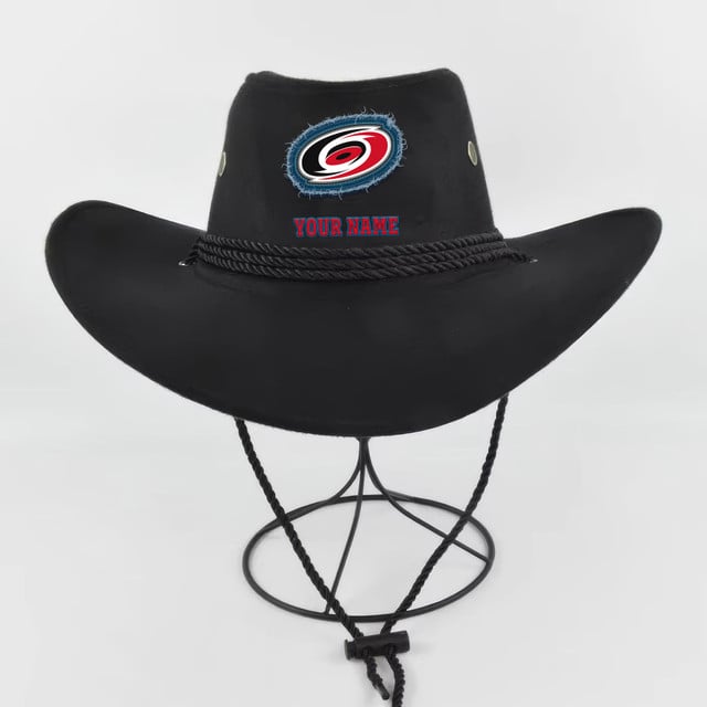 LIMITED EDITION - NEW CUSTOMIZED NHL07 CLH CAROLINA HURRICANES COWBOY HAT