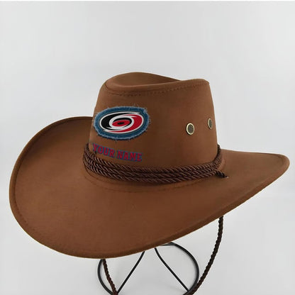 LIMITED EDITION - NEW CUSTOMIZED NHL07 CLH CAROLINA HURRICANES COWBOY HAT